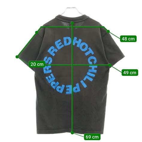 Vintage Red Hot Chili Peppers Hanky Panky Tee Double Sided Print Short Used Ebay