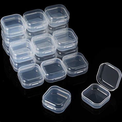 Amazon Pieces Rectangle Clear Plastic Containers Transparent