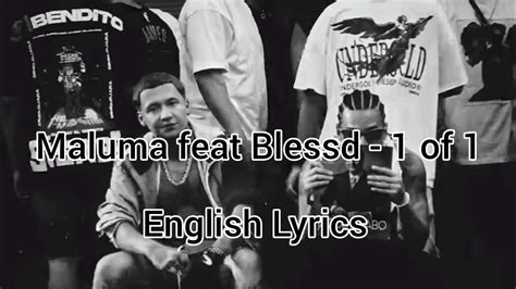 Maluma Feat Blessd 1 Of 1 English Lyrics YouTube