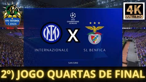 INTER DE MILÃO X BENFICA CHAMPIONS LEAGUE 2022 2023 2º JOGO