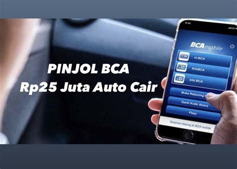 Ajukan Pinjaman Online BCA Sekarang Cuma Modal KTP Rp25 Juta Bisa