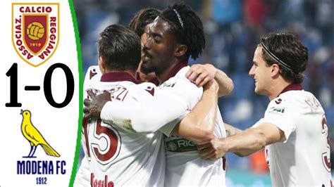 Reggiana Modena Gol Di Cedric Gondo Tutti Gli Obiettivi E Gli