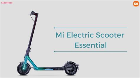 Mi Electric Scooter Essential Overview Xiaomiuinet