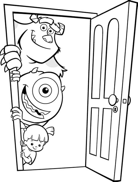 Monstres Et Cie Pages De Coloriage Monsters Inc Coloring Pages