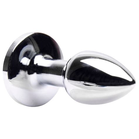 Plug Anal Mini Em Metal Cromado Cônico Vipmix Gall