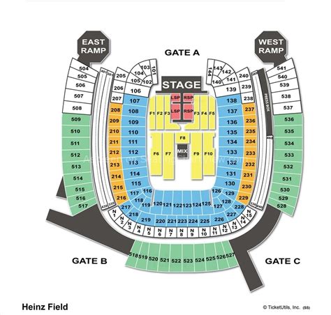 Pitt Stadium Seating Chart Stadium Seating Chart