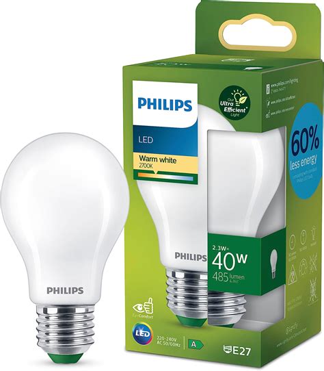 Philips Led Classic E Lampe W Matt Warmwei Amazon De Beleuchtung