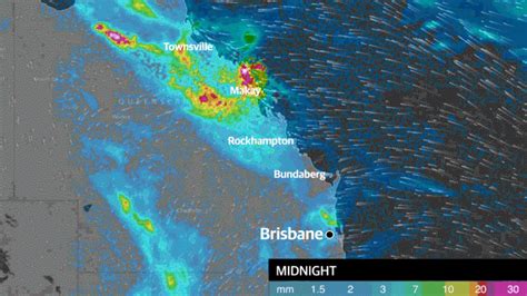 Brisbane Weather Rain Forecast Road Closures Low Tracks South The Courier Mail