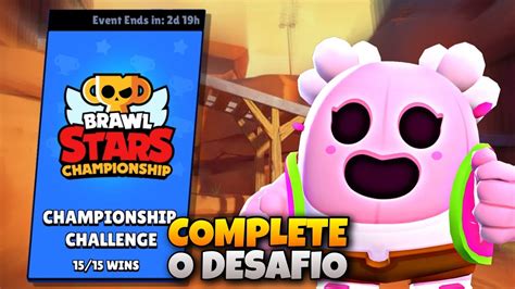 COMPLETEI O NOVO DESAFIO DO CAMPEONATO Brawl Stars YouTube