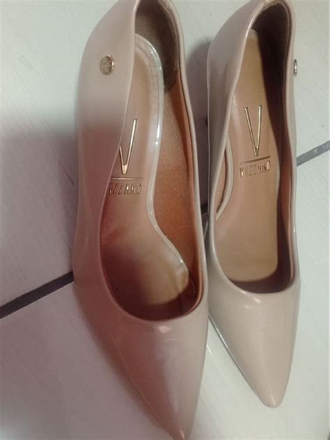 Scarpin Nude Vizzano Sapato Feminino Vizzano Nunca Usado
