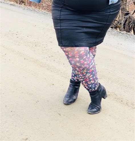 Floral Plus Size Tights Voluptuousleah