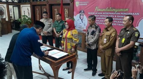 Kabupaten Sukoharjo Siap Gelar Pilkada Kpu Dan Bawaslu Sepakati