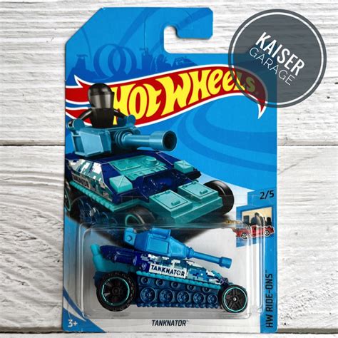 Hot Wheels Tanknator Blue Shopee Malaysia