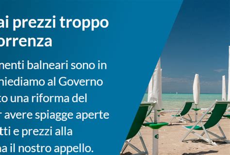 Balneari Petizione Altroconsumo Per Chiedere Al Governo Riforma E