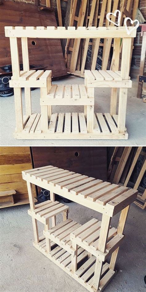 41 Awesome Diy Pallet Table And Pallet Shelf Ideas Sensod Create