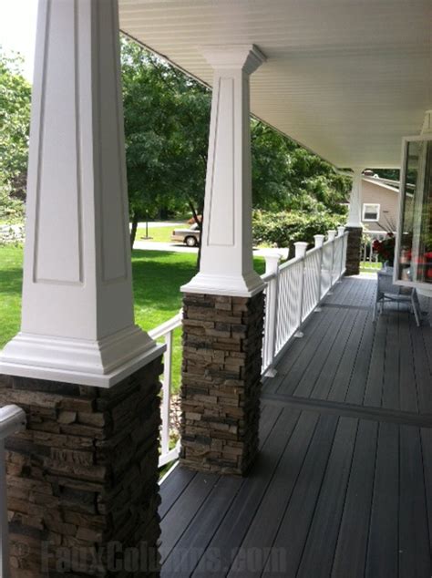 How Do You Install Exterior Stone Column Wraps Barron Designs