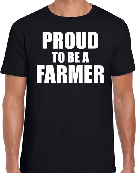 Boerenprotest Shirt Proud To Be A Farmer Trots Om Een Boer Te Zijn T