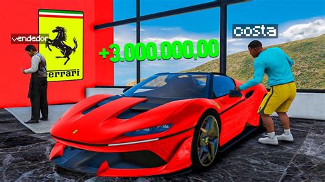 ROUBANDO A FERRARI DA CONCESSIONARIA NO GTA 5 YouTube