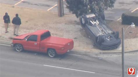 Emergency Crews Respond To Rollover Crash In Nw Okc