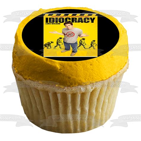 Idiocracy Movie Poster Joe Bauers Edible Cake Topper Image Abpid53202