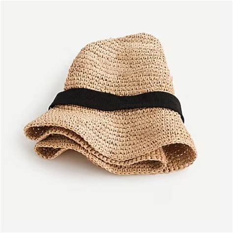 J Crew Accessories Jcrew Packable Straw Hat Poshmark