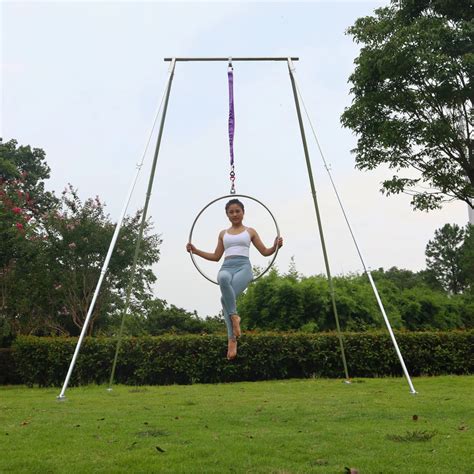 Aerial Hoop Kit Stainless Steel Tab Cm Aerial Yoga Lyra Hoop Set