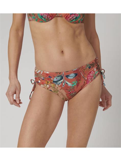 Triumph Bikini Unterteil Botanical Leaf 10207934 Orange Modivo At