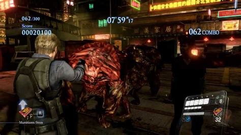 Resident Evil 6 PC Mercenaries No Mercy Duo Urban Chaos Leon