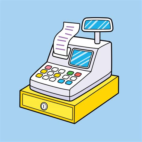 Best Cashier Machine Illustrations, Royalty-Free Vector Graphics & Clip Art - iStock