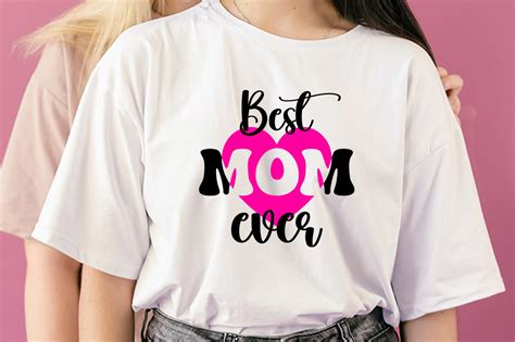 Best Mom Ever Mothers Day Svg Design Graphic By Art Hasib · Creative