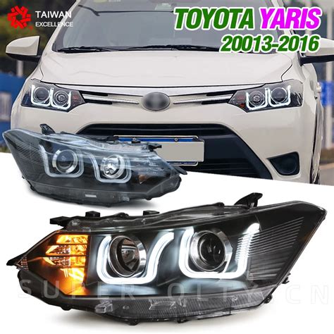 Car Light Headlights For 2014 2018 Vios Belta Yaris Led Light Suitable For The Whole Series