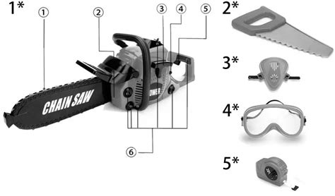 Toy Choi S Toy Chainsaw Instruction Manual