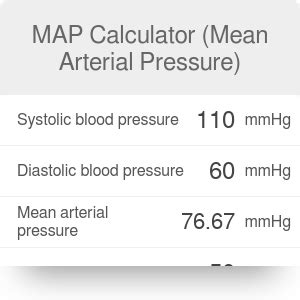 Calculating Mean Arterial Pressure