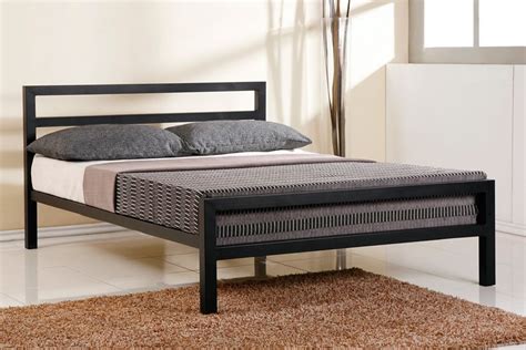 Modern Metal Bed Frame 3 Colours Strong Frame City Block