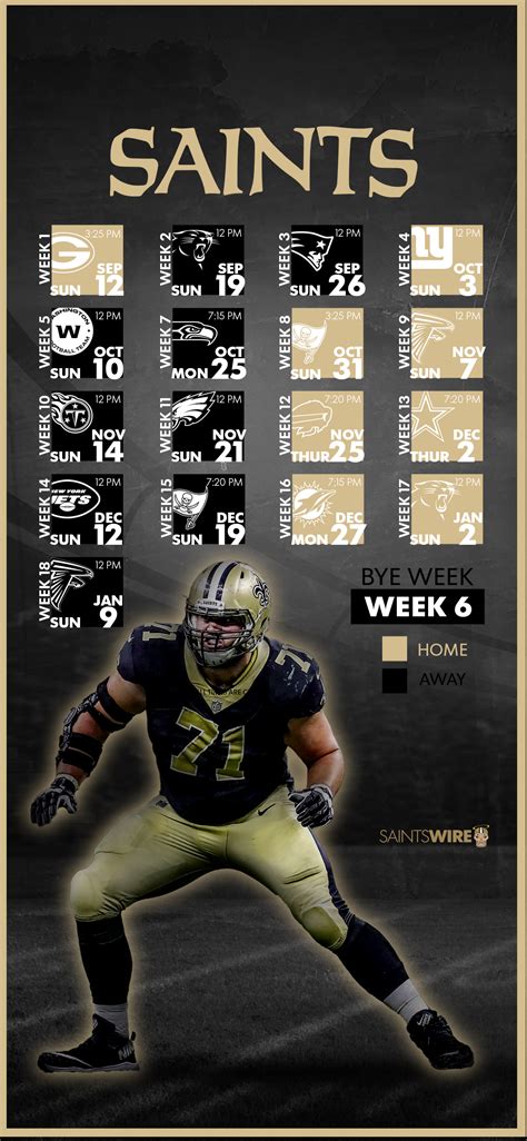 2025 New Orleans Saints Schedule Printable - Adora Horatia