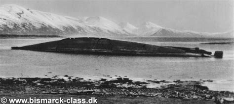 The Wreck Of The Tirpitz After Being Sunk By Squadron On Th