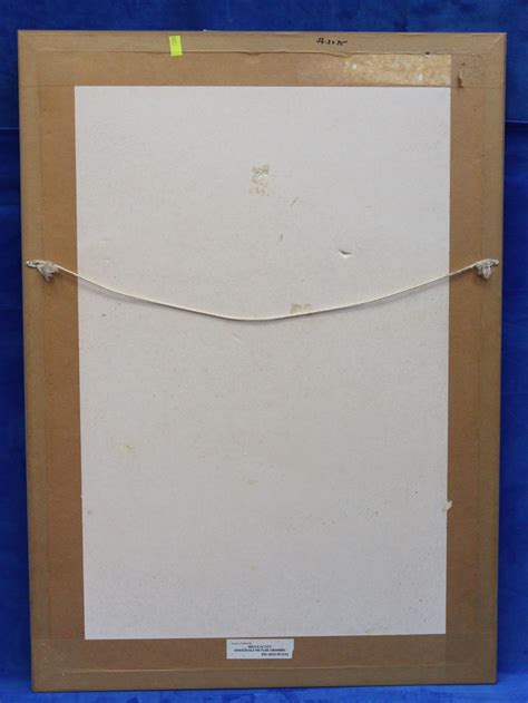 Lot GERRARD LANTS WATERCOLOUR UNDER GLASS NUDE WOMAN APPROX 53CM X 35