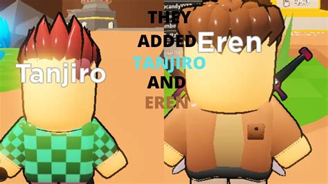 THEY ADDED TANJIRO SHOWCASING ALL NEW PETS STATS ROBLOX Tapping Gods