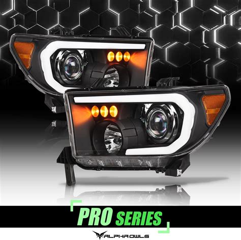 Alpha Owls 8711552 Faros Delanteros De Proyector Con Barra De Luz LED