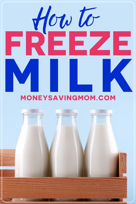 Can You Freeze Milk In The Carton Yes So Easy Money Saving Mom