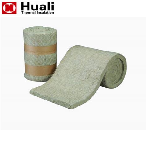 Fireproof Sound Thermal Foil Exterior Wall Insulation Rock Wool Blanket