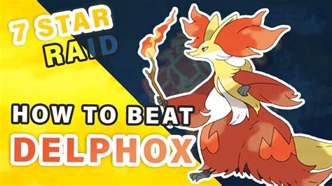 How To Solo Beat DELPHOX 7 Star Tera Raid Event Build Guide Pokemon