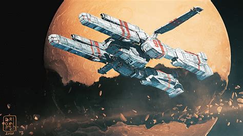 Sci Fi Spaceship Hd Wallpaper Peakpx