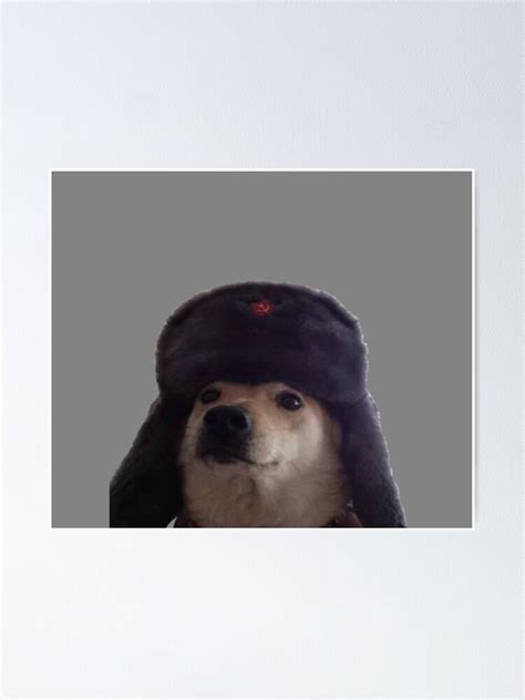 "Communist Dog" Poster by SHARMO | Redbubble