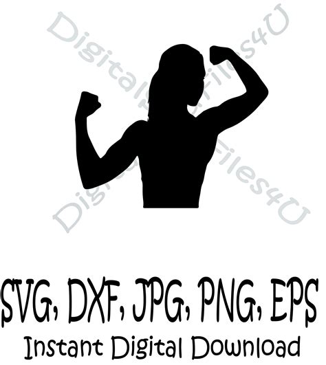 Strong Women Svg Women Strength Svg Women Bodybuilding Svg Women Muscles Svg Women Power Svg