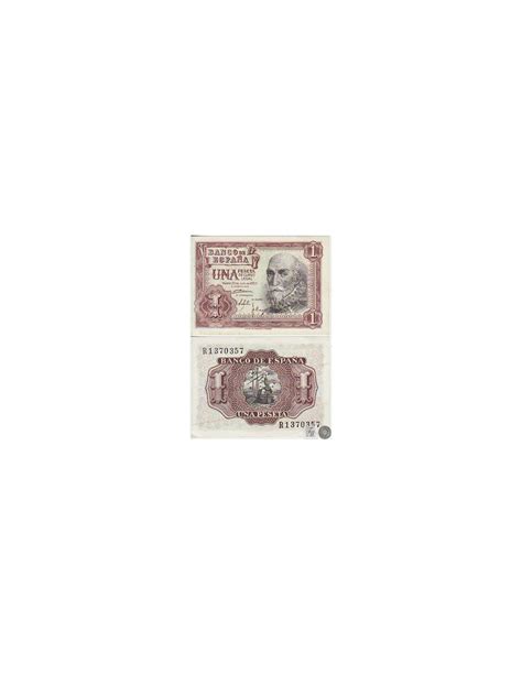 España 1953 Billetes Estado Español Nº 00447 EBC XF 1 Peseta 1953