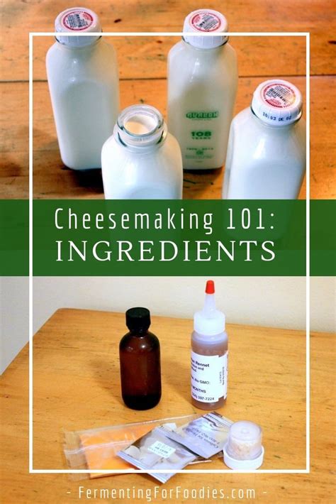 Ingredients For Making Cheese At Home How To Make Cheese Cheese Recipes Homemade Cheesemaking