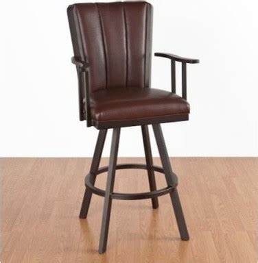 Bogart 34 in. Extra Tall Bar Stool - With Arms - Swivel Flex - Modern - Bar Stools And Counter ...