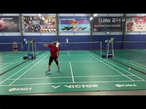 Badminton Time In Friday Morning May Game Ms Vs Mr Agus