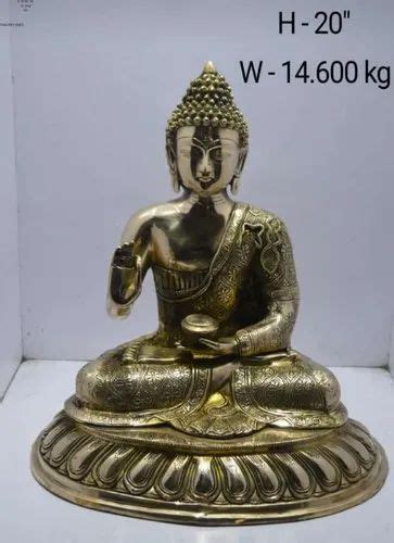 Religious Lord Buddha Brass Statue At Rs In Hathras Id